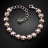 Aproce "Klasika II (Rose Gold)" ar Swarovski™ kristāliem